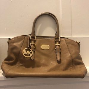 Michael Kors Tan Leather Purse Handbag/Crossbody